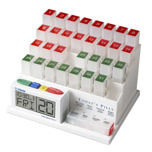 MedCenter System Talking One Month Medication Organizer and Reminder