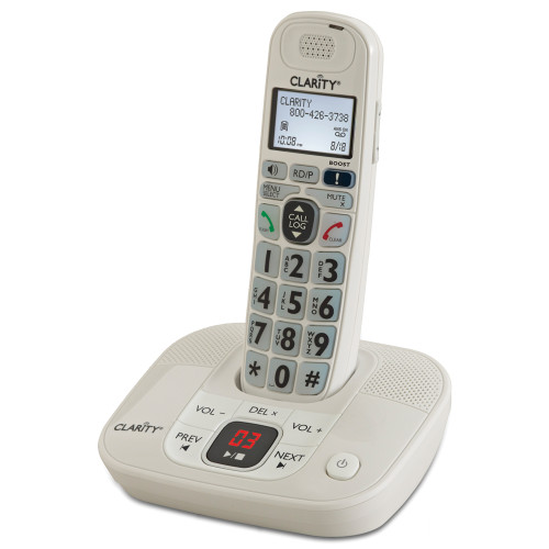 D714 Dect 6.0 40 dB Low Vision Cordless Phone w/Answering Machine