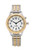Image: talking watch with white face and 2 tone band, flex