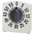 Tactile Low Vision Timer White with Black Numbers