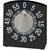 Tactile Low Vision Timer Black with White Numbers