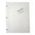 Braille Paper, Medium 8.5 x 11" 100 sheet pack 3 Hole Punch 80#