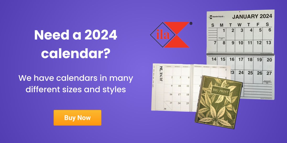 Banner: 2024 calendars