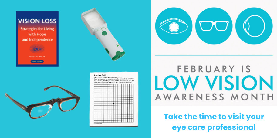 Banner: Low Vision Awareness month