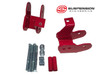1993-2002 Camaro & Firebird Lower Control Arm Relocation Brackets (Red)