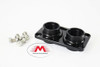 Motion Raceworks Billet Intercooler Water Pass Thru 12AN 16AN 20AN Hose Barb