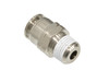 Push to Connect Straight 1/8" NPT to 1/4" Tubing  Push to Connect Straight 1/8" NPT to 1/4" Tubing