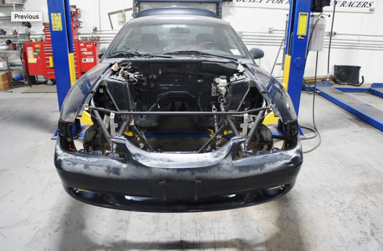 Team Z Sn95 Mustang 94 04 Tubular Front End Kit Welded