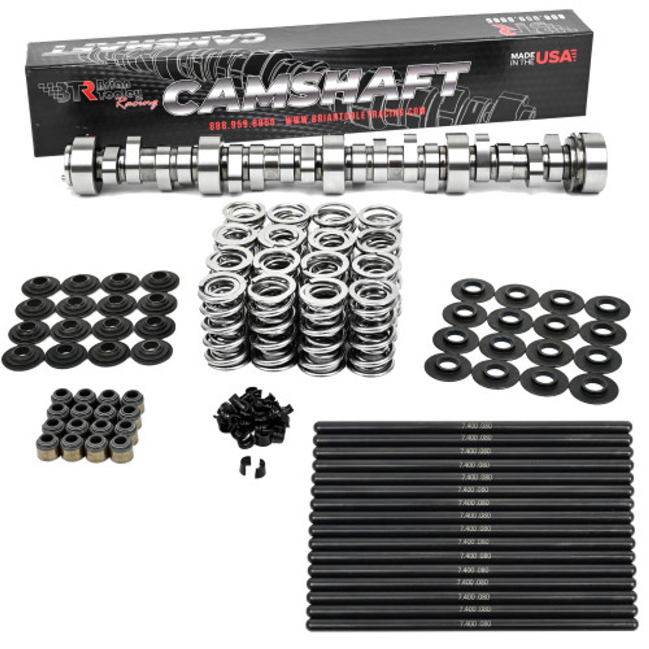 Brian Tooley Twin Turbo Stage 3 LS Camshaft 4.8 5.3 5.7 6.0 6.2 LS1 LS3 LQ4 LQ9 BTR Cam Kit