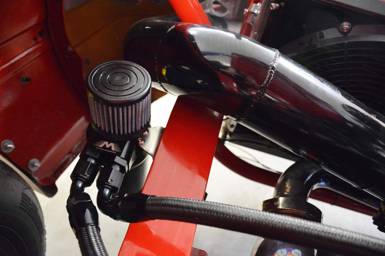 Motion Raceworks Top Loader Billet Catch Can ( Dual 10 AN Port ) 32100