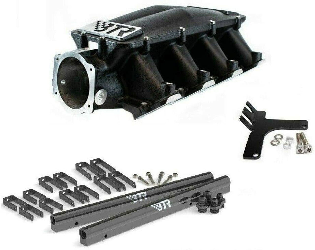 BTR Equalizer 3 Intake Manifold Black - Square Port Head Brian Tooley  IMA-03 LS3 LSA L92 6.2