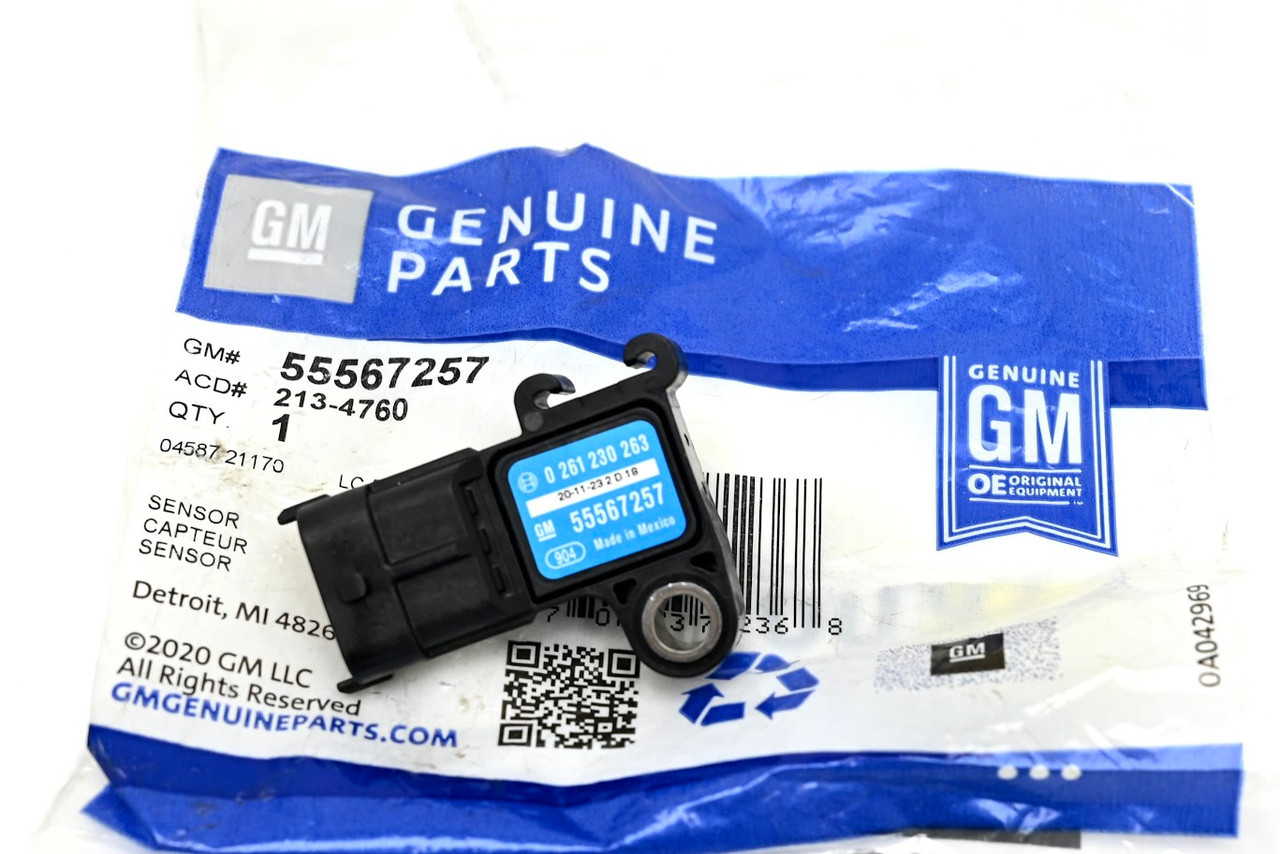 Genuine GM OEM 3 Bar LSA LS9 Supercharged MAP Sensor LS CTS-V Camaro Corvette 55567257 / 12592525