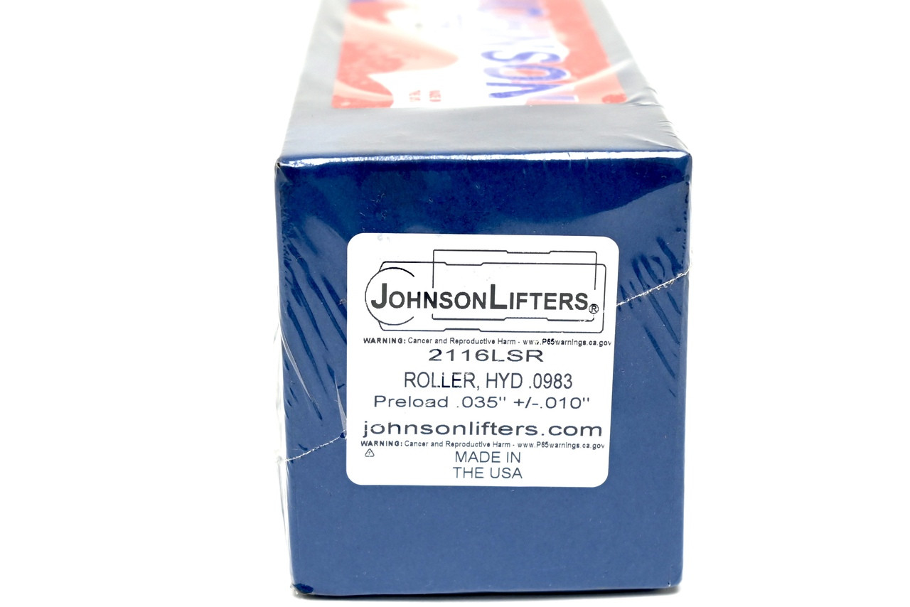 Johnson 2116LSR Short Travel Link-Bar Hydraulic Lifters for LS 4.8