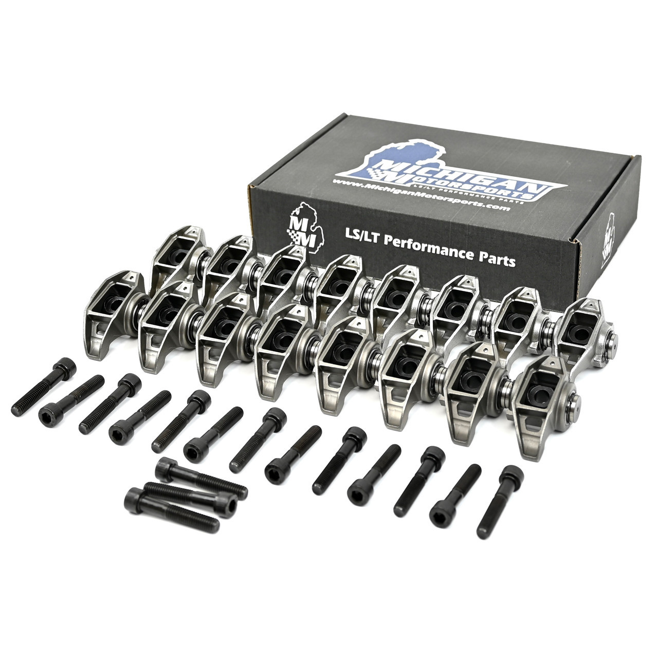 LS3 Rocker Arms with Upgraded Trunnion Kit Installed Fits L99 L76