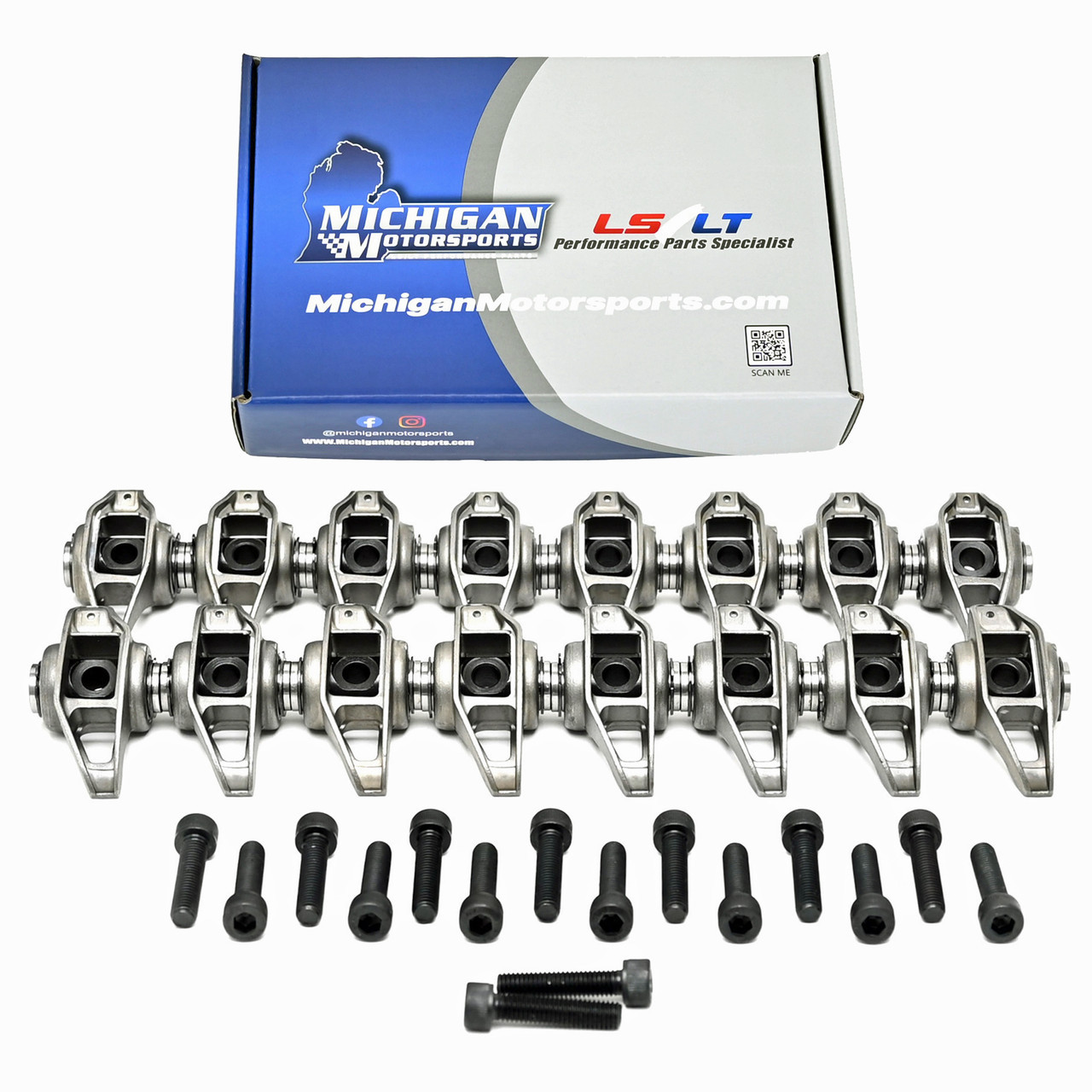 LS7 7.0 Rocker Arms with Upgraded Trunnions Installed Fits 427