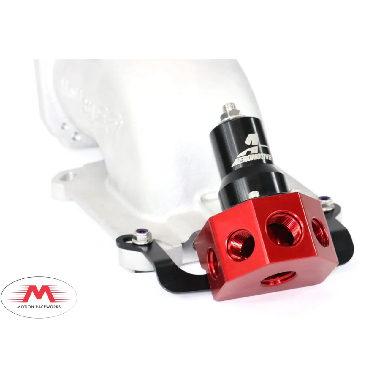 Motion Raceworks Fuel Regulator Bracket for Side/Rear Mount 4150/4500 Intake Elbow (Aeromotive)