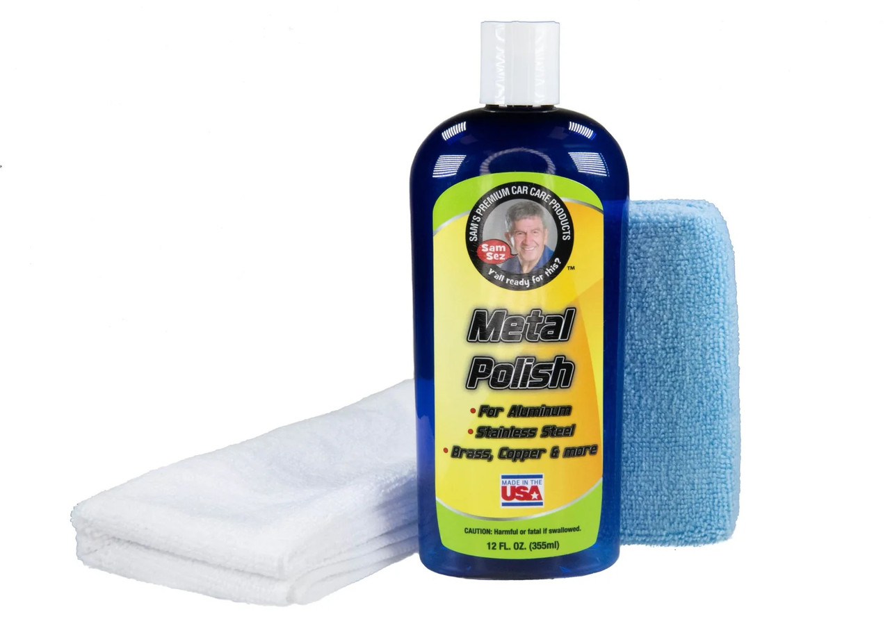 Mr. Sam's Metal Polish Kit w/ Applicator and Microfiber Towel