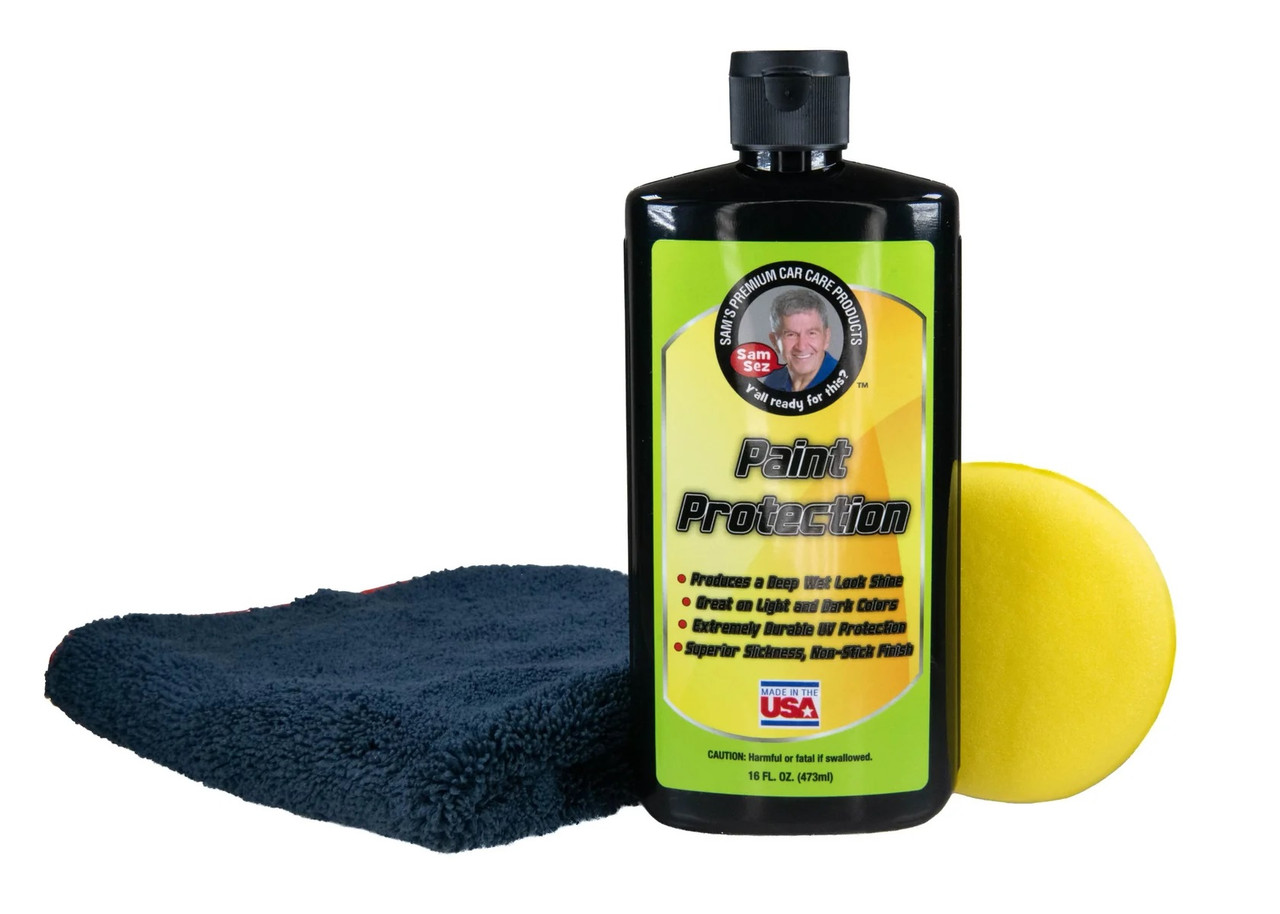 Mr. Sam's Paint Protection Wax Kit w/ Applicator and Microfiber Towel