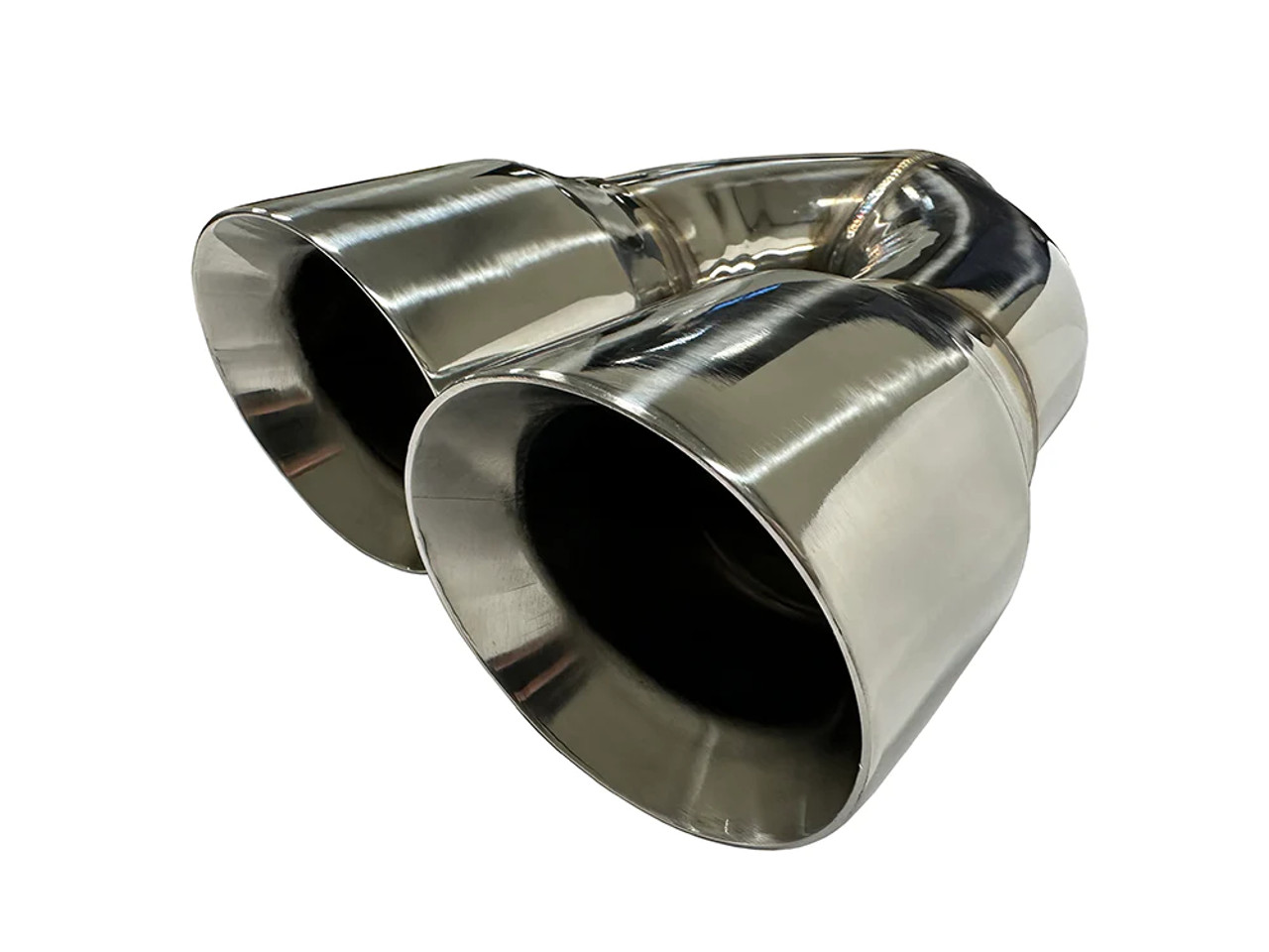 Speed Engineering Stainless 3" Dual Exhaust Tips - Drivers Side (11" Length, 4" Tip Diameter)