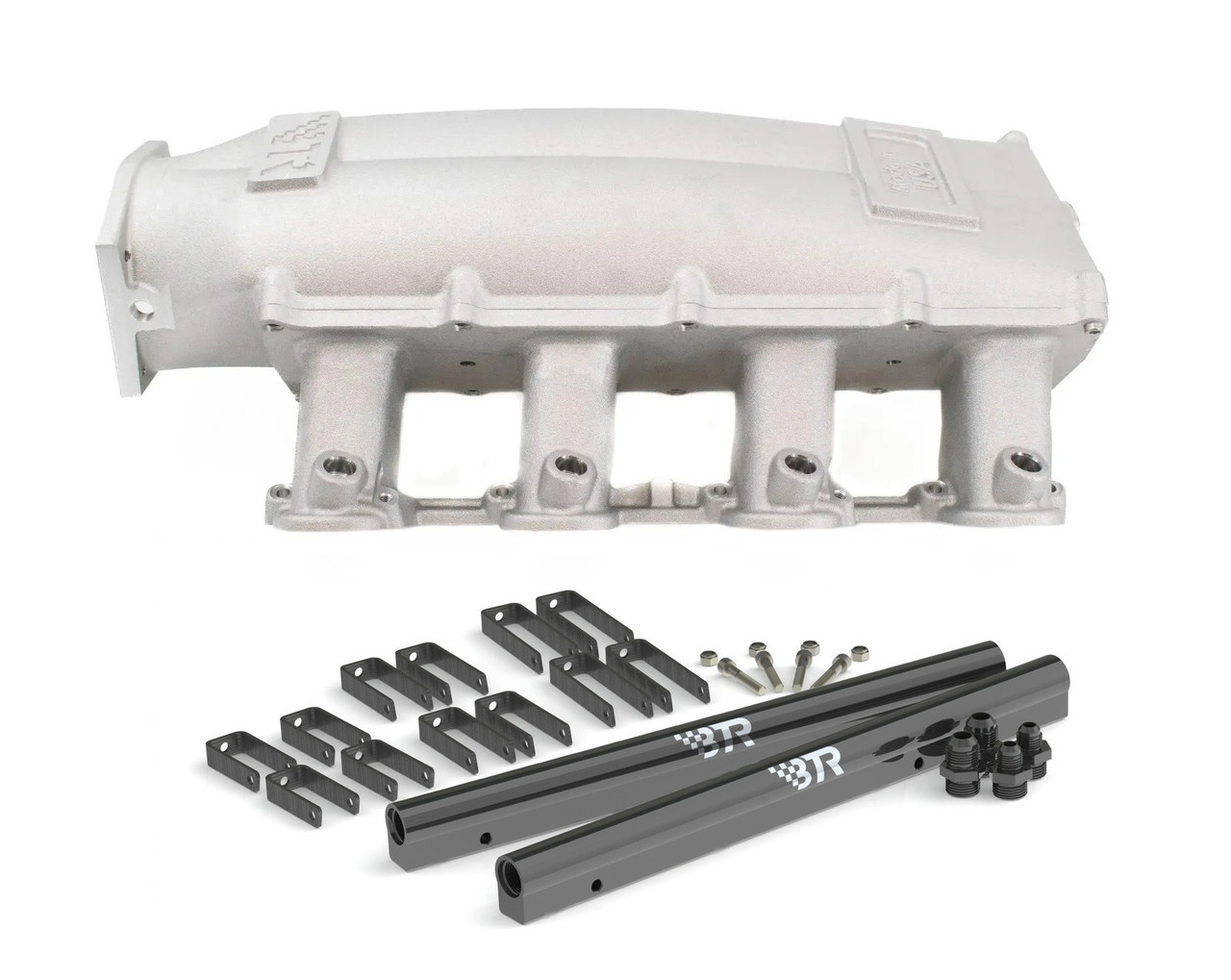 BTR Trinity Intake Manifold LS3/Rectangle Port -Natural Finish