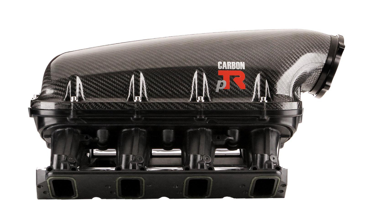 Performance Design Carbon pTR LS1 Intake Manifold for Cathedral Port LS Engines LS2 LS6 LQ4 LQ9 L33 LH6 LC9 - Black Flange