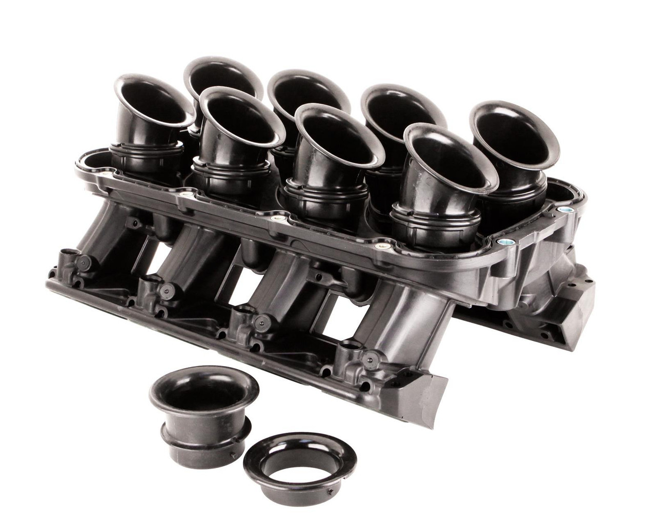 Performance Design Carbon pTR LS1 Intake Manifold for Cathedral Port LS Engines LS2 LS6 LQ4 LQ9 L33 LH6 LC9 - Black Flange