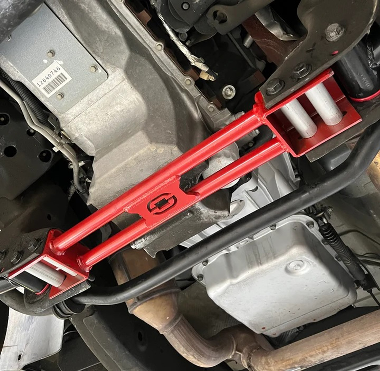 Silverado & Sierra Engine Cross Bar | 2007-2013 (Red)