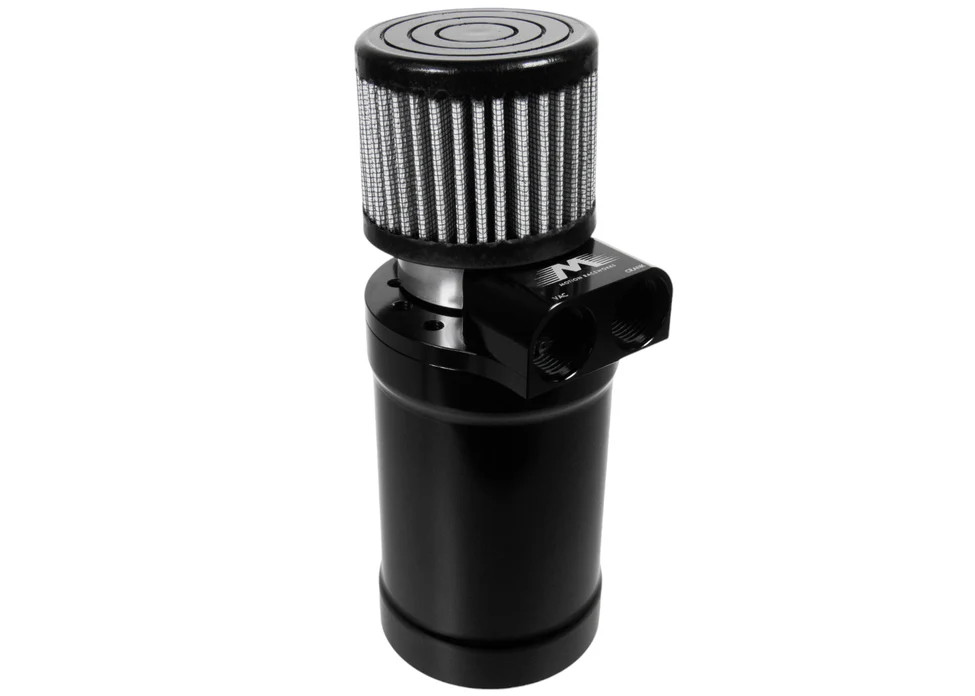 Active 2 Stage Oil Separator / Oil Catch Can 32-106BLK