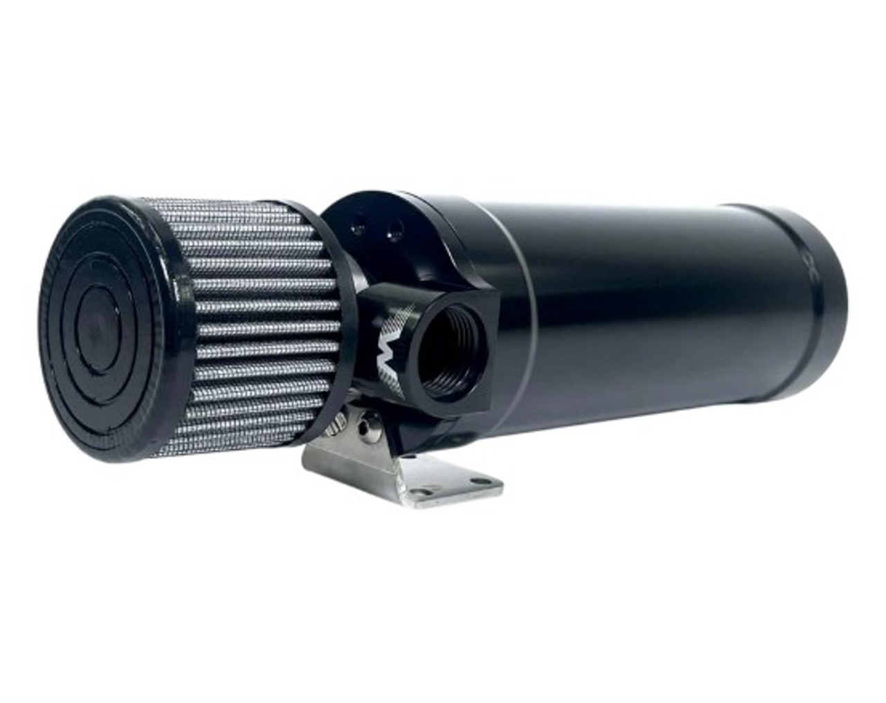 1 Qt XL Top Loader Billet Internally Baffled Oil Catch Can (Single 12 AN Port) 1 Qt XL Top Loader Billet Internally Baffled Oil Catch Can (Single 12 AN Port)