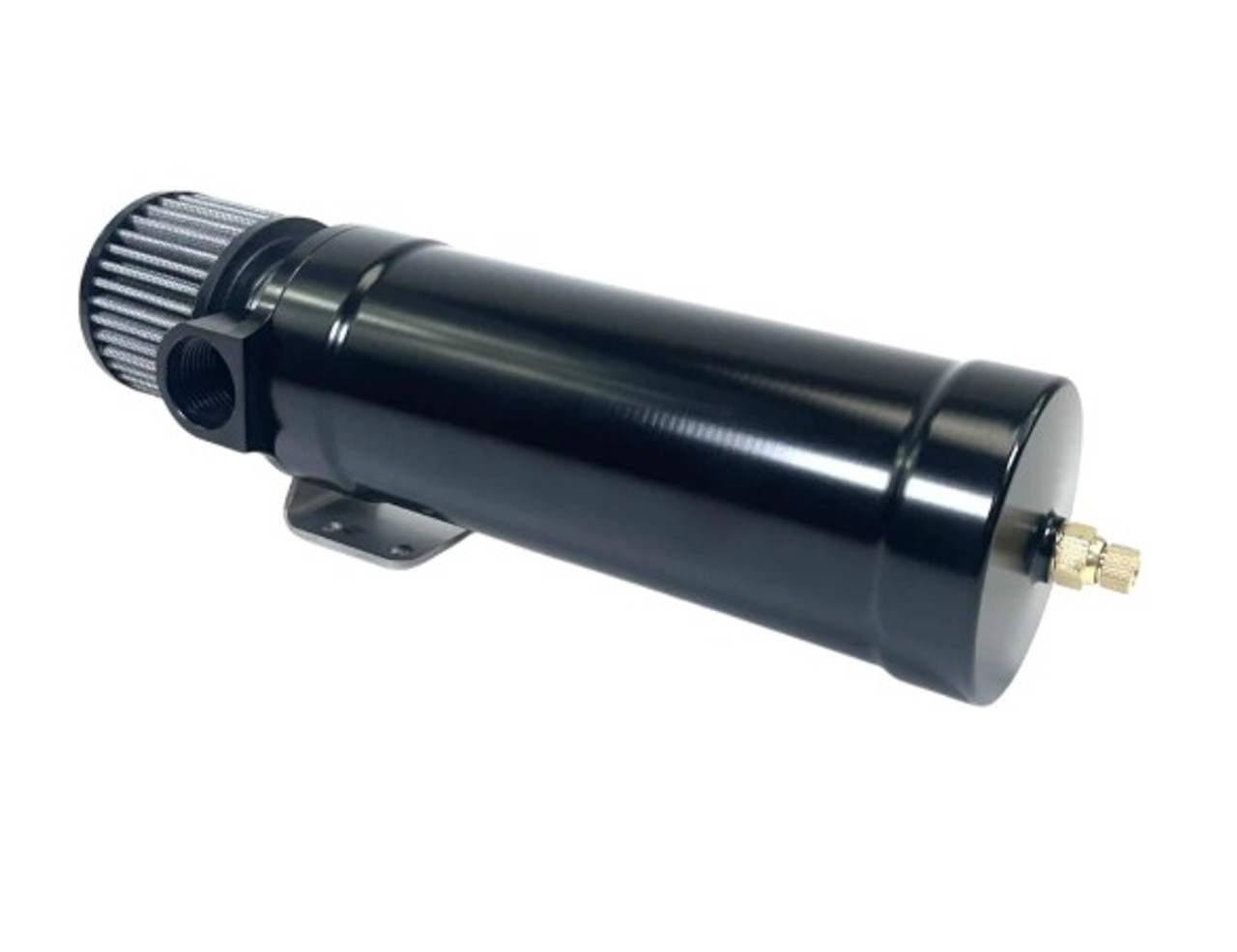 1 Qt XL Top Loader Billet Internally Baffled Oil Catch Can (Single 12 AN Port) 1 Qt XL Top Loader Billet Internally Baffled Oil Catch Can (Single 12 AN Port)