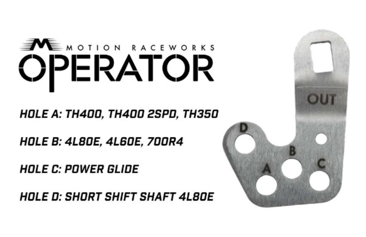 TH400 Clean Neutral 3 Speed Push To Shift Operator Series Billet Shifter Rear Exit TH400 Clean Neutral 3 Speed Push To Shift Operator Series Billet Shifter Rear Exit