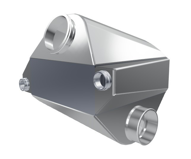 3000hp Intercooler Single In, Single Out - Shearer Fabrications