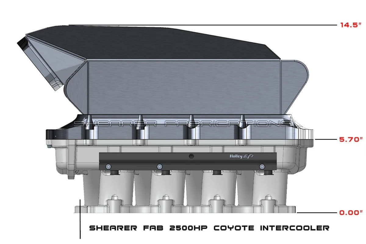 2500hp Intercooler HiRam Coyote Pro/Series - Shearer Fabrications
