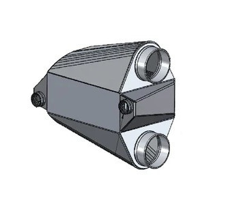 2000hp Intercooler Single In/Out - Shearer Fabrications SF06-02002