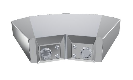 2000hp Intercooler, Dual In, Single Out - Shearer Fabrications sf10400010