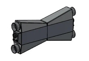 2000hp Intercooler, Dual In, Dual Out - Shearer Fabrications