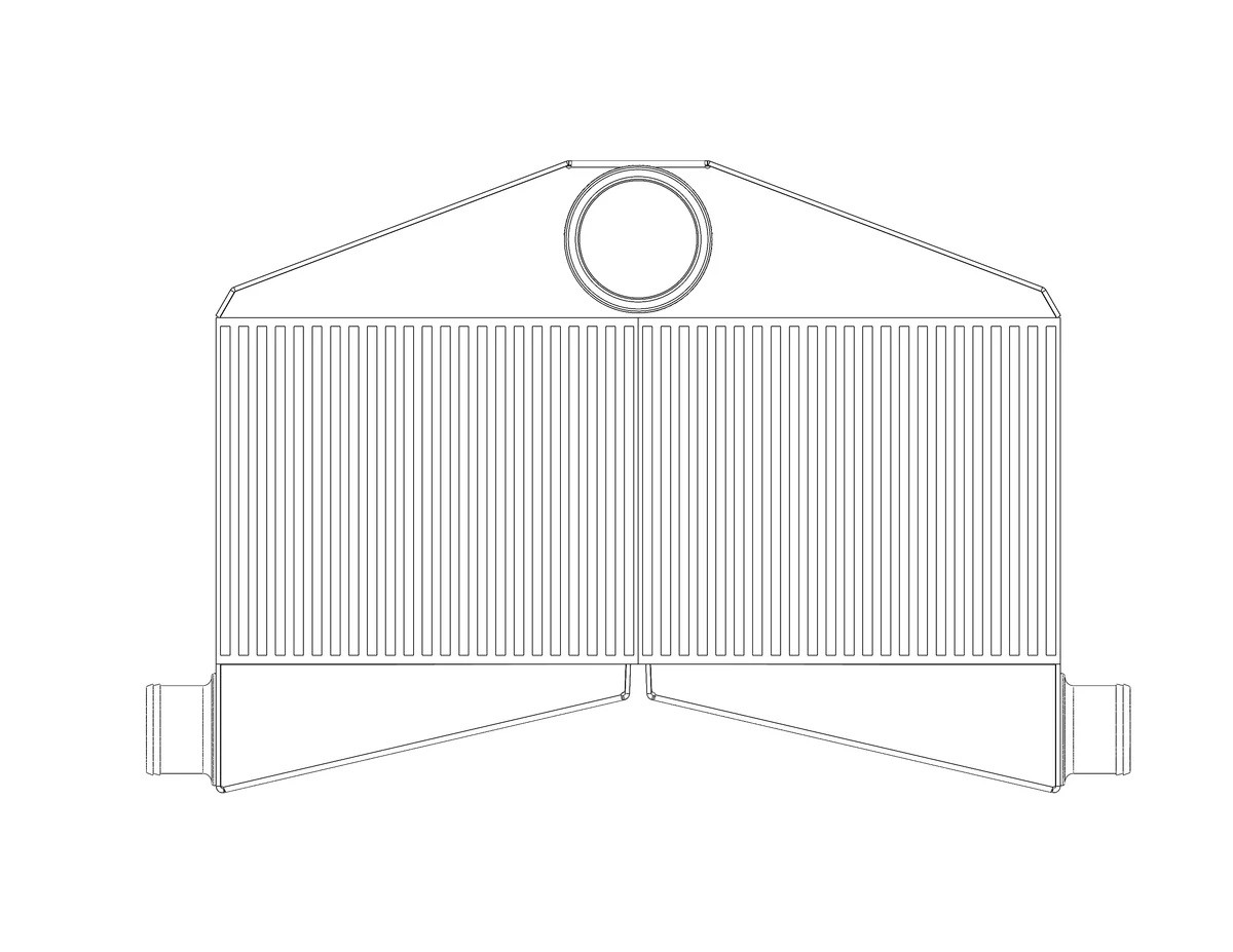 1200hp Intercooler Pro/Series, TT, Back Door Outlet - Shearer Fabrications