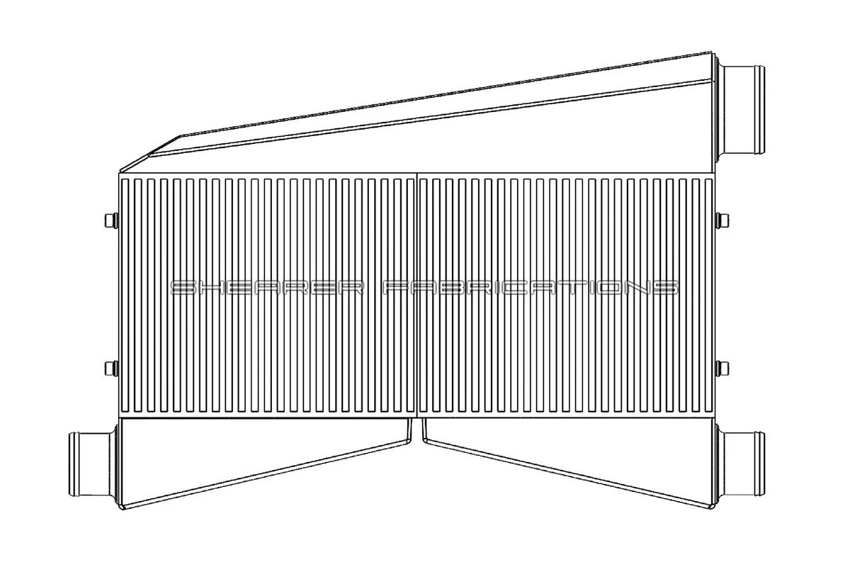 1200hp Intercooler S550 Mustang Pro/Series, TT - Shearer Fabrications