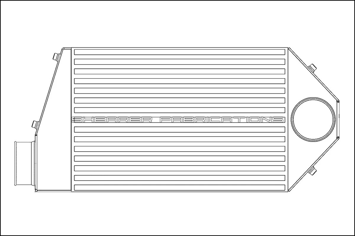 1000hp Intercooler Sportsman Air/Air - Shearer Fabrications sf10400014