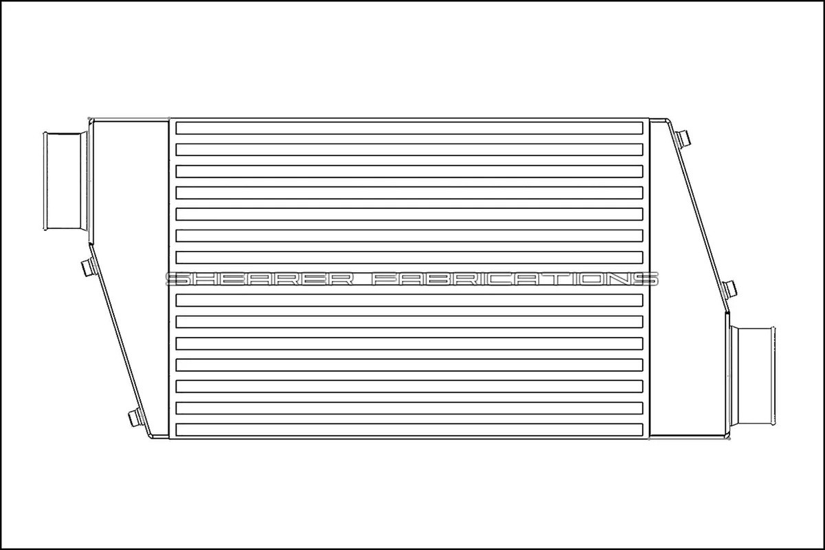 1000hp Intercooler Sportsman Air/Air - Shearer Fabrications sf10400012