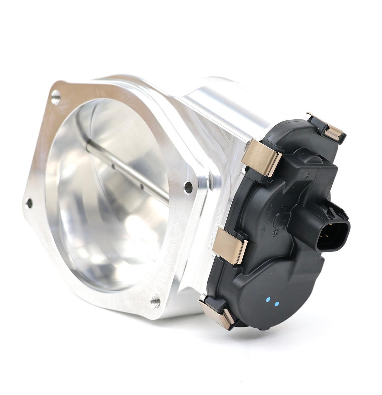 Nick Williams 112MM LS DBW Electronic Throttle Body, SD112LSX CNC Billet Natural Finish Drive by Wire TB LS1 LS3 LSX Applications