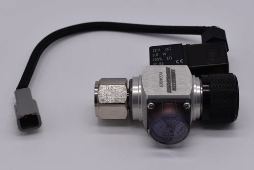 Electric CO2 Bottle Solenoid/Regulator PN: 50009 - Lowdoller Motorsports