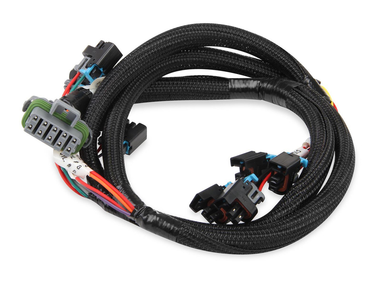 Holley 558-214 Multec 2 Fuel Injector Harness for 1999-2006 LS Truck & SUV 4.8L 5.3L 6.0L Multec