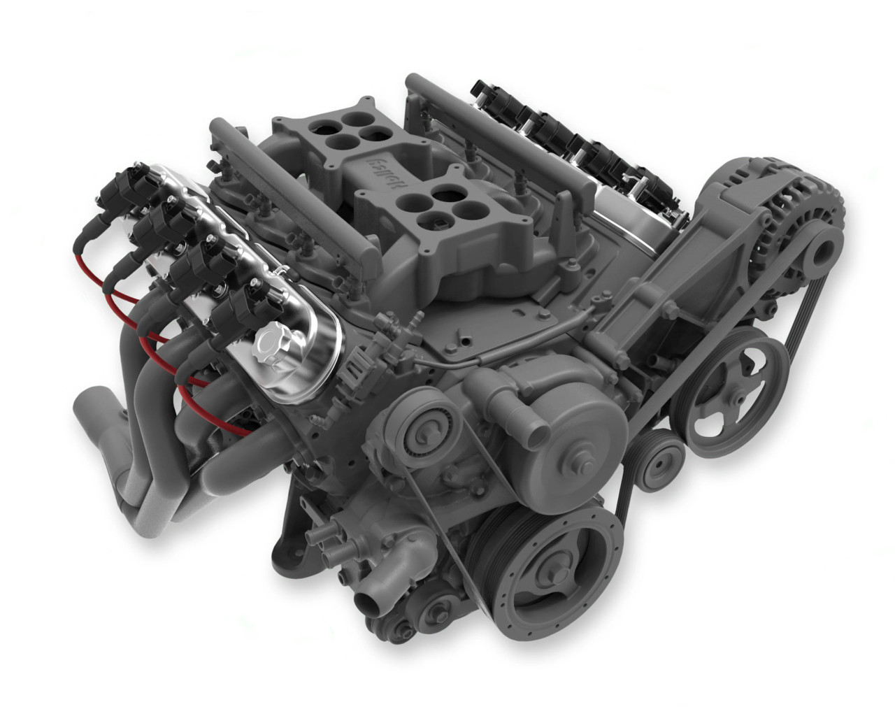 Holley Tall LS Valve Covers with Coil Mounts - Polished Cast Aluminum - 4.8L 5.3L 5.7L 6.0L 6.2L LS1 LS3 LQ4 LM7 LC9 L96