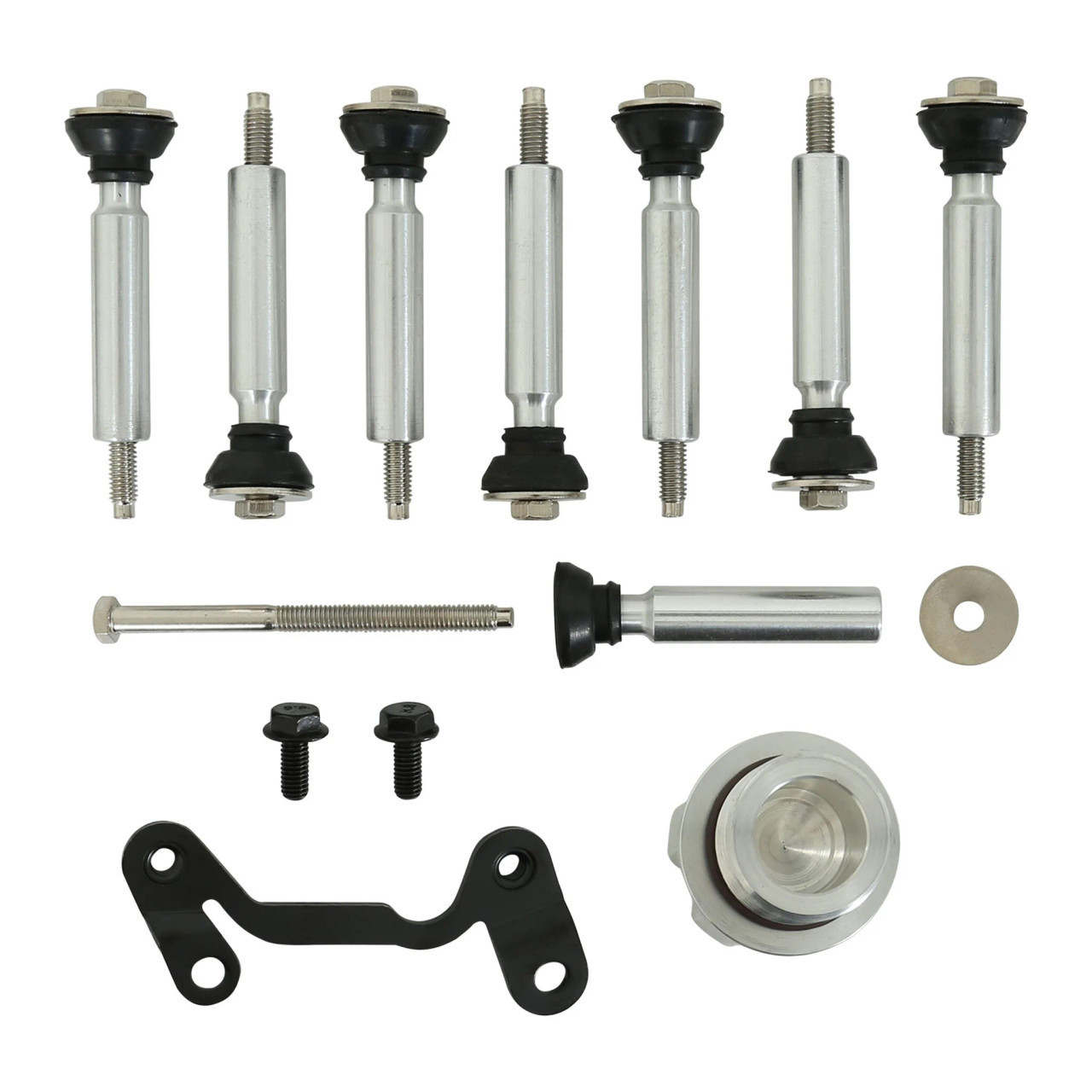 Holley Tall LS Valve Covers with Coil Mounts - Red Finish - Cast Aluminum - 4.8L 5.3L 5.7L 6.0L 6.2L LS1 LS3 LQ4 LM7 LC9 L96