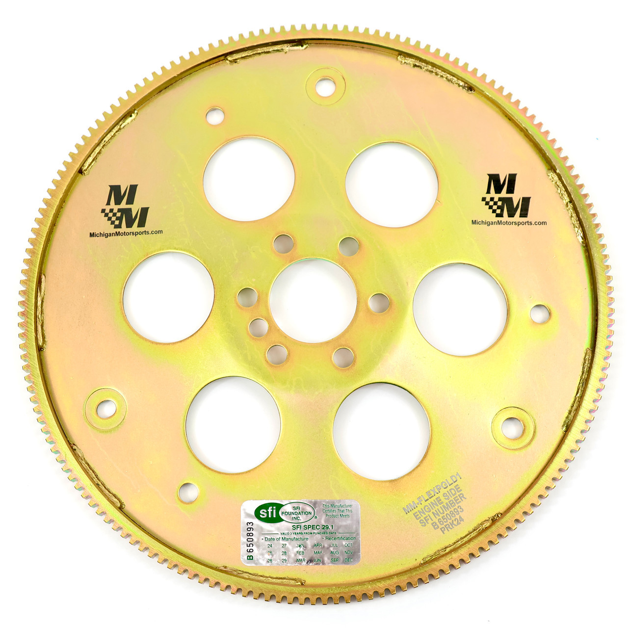 Michigan Motorsports Gold Series LS Flexplate for 4L60 700R4 4L60E