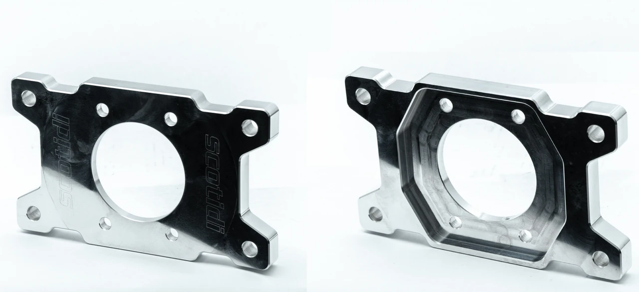 2005-2014 Mustang Dual Caliper Bracket Kit