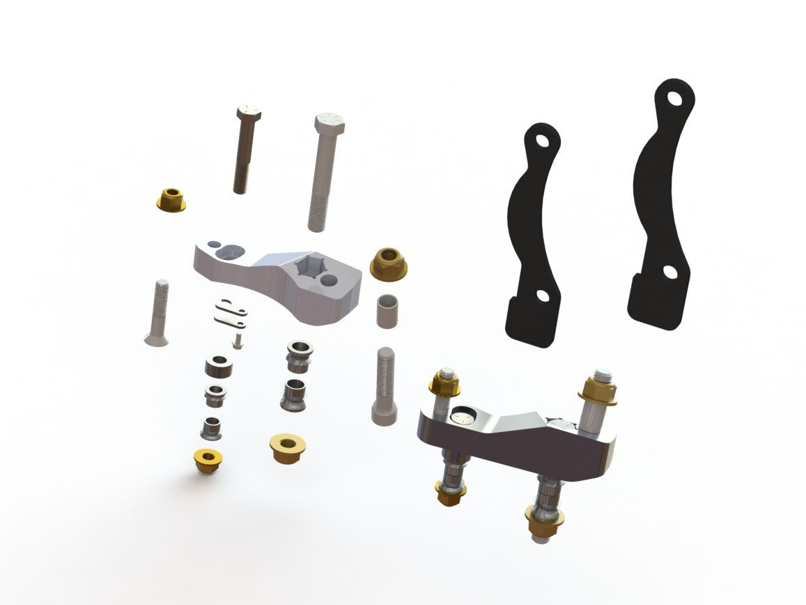 2011-2014 Mustang Quick Angle Adapter Kit