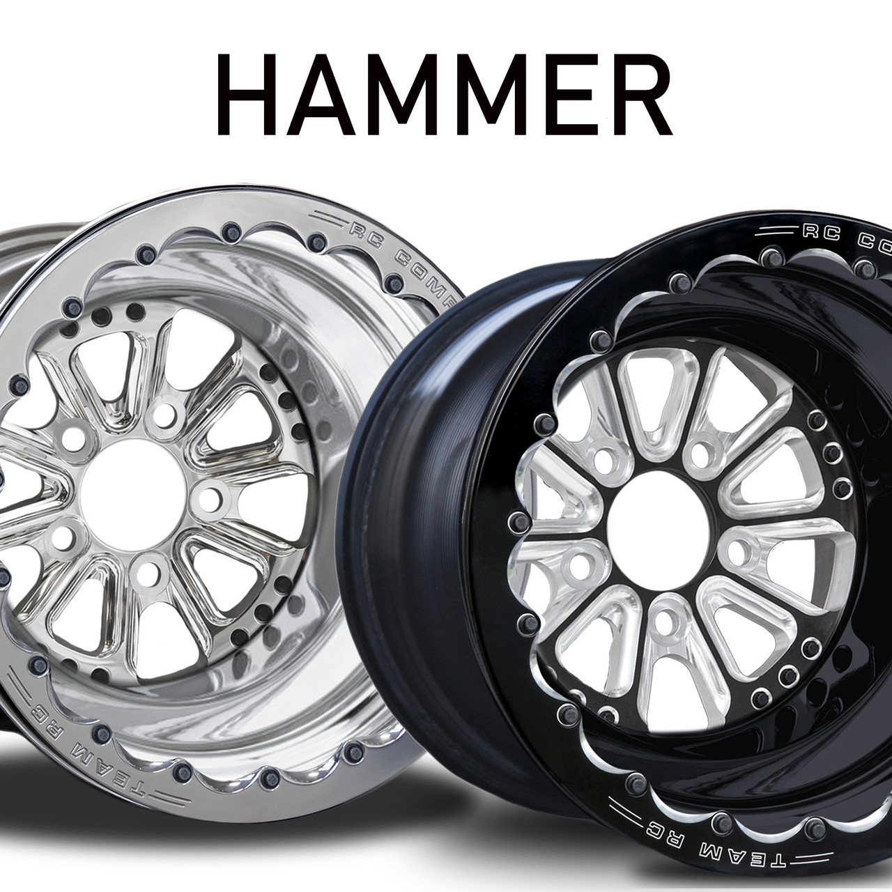 RC Components Hammer / Hammer S- Beadlock Rear Wheel