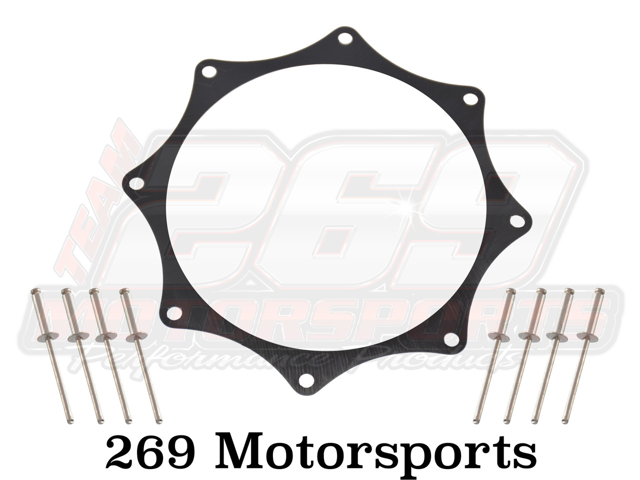 Black Anodized Exhaust Trim Rings (Single) Exhaust Sizes 3" to 5"